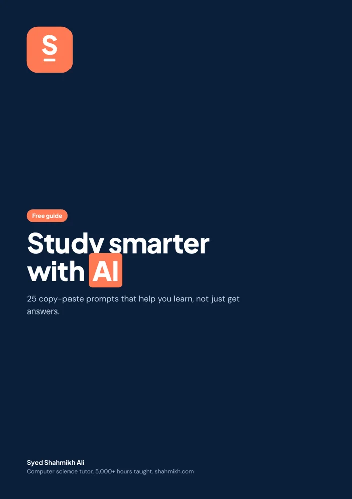 Cover of the Study Smarter with AI guide